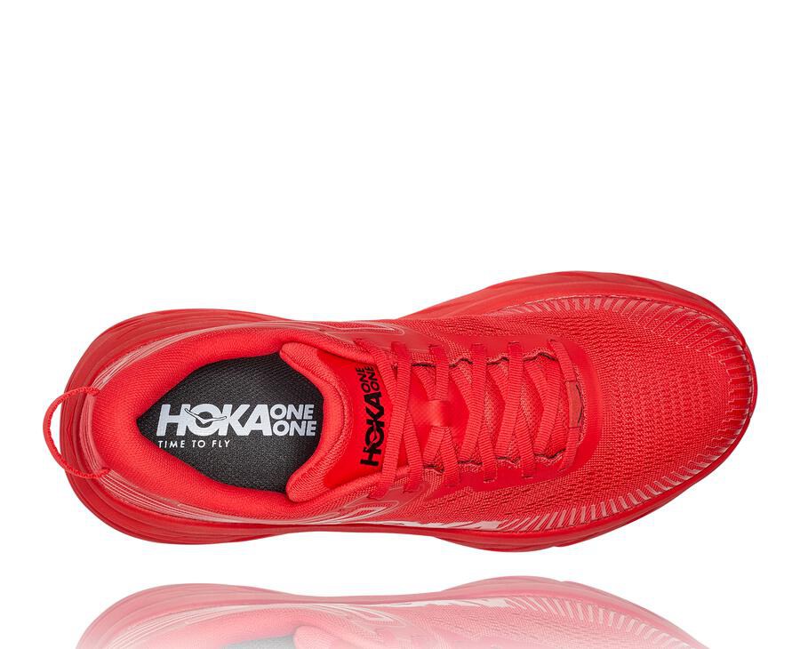 Hoka One One Bondi 7 Löparskor Herr - Röda - JANHG-5041